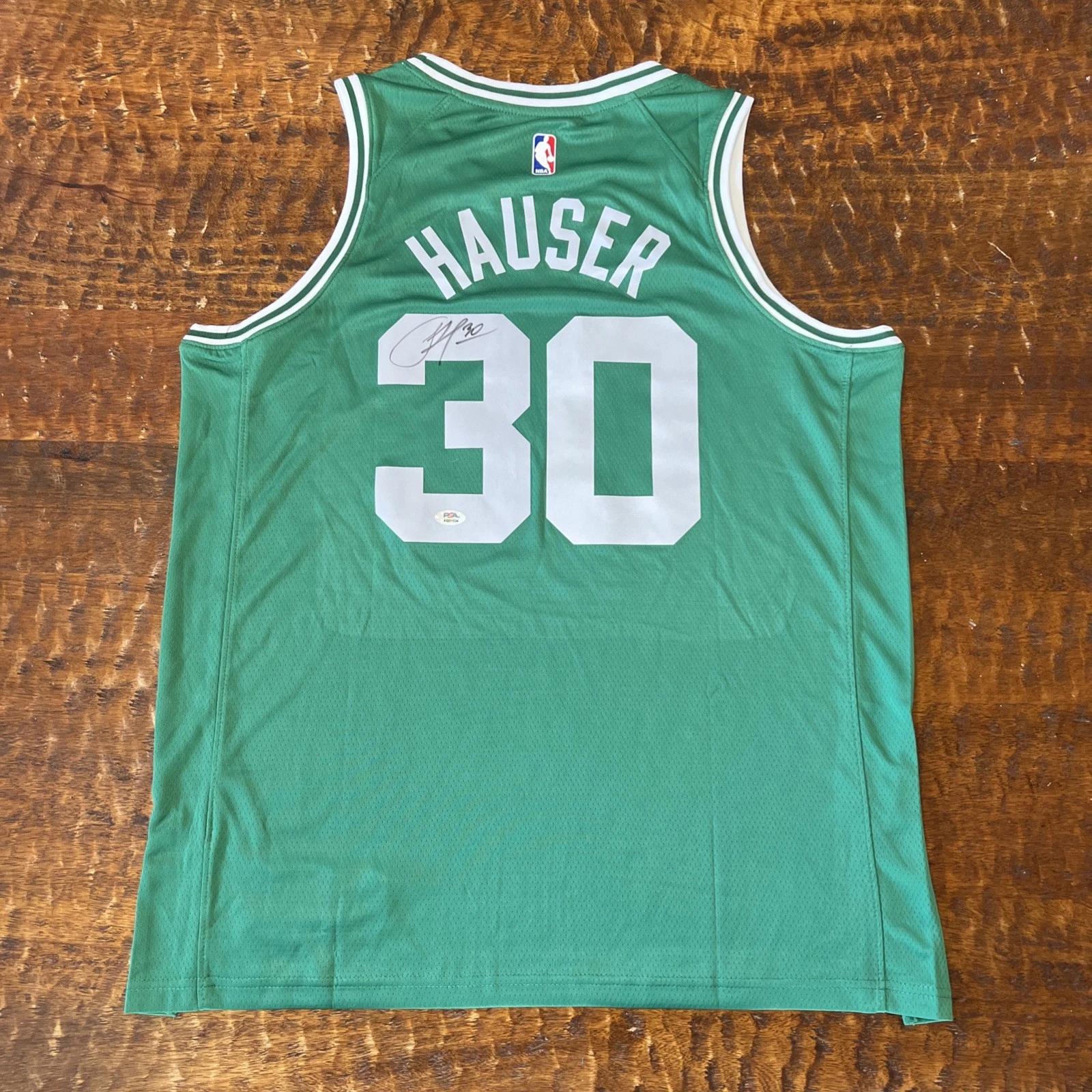 Sam Hauser Signed Boston Celtics Jersey PSA DNA  Autographed