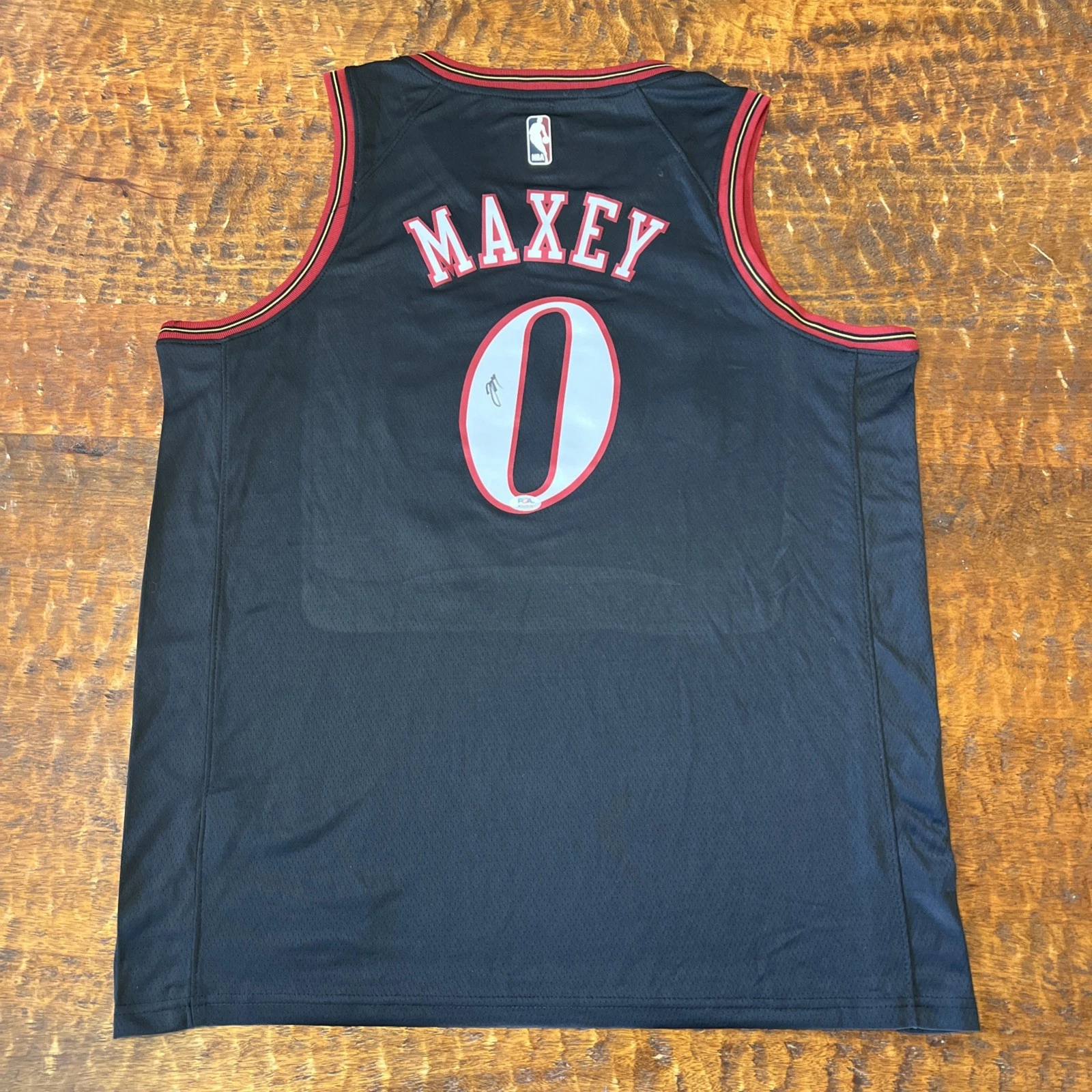 Tyrese Maxey Signed Philadelphia 76ers Jersey PSA DNA  Autographed