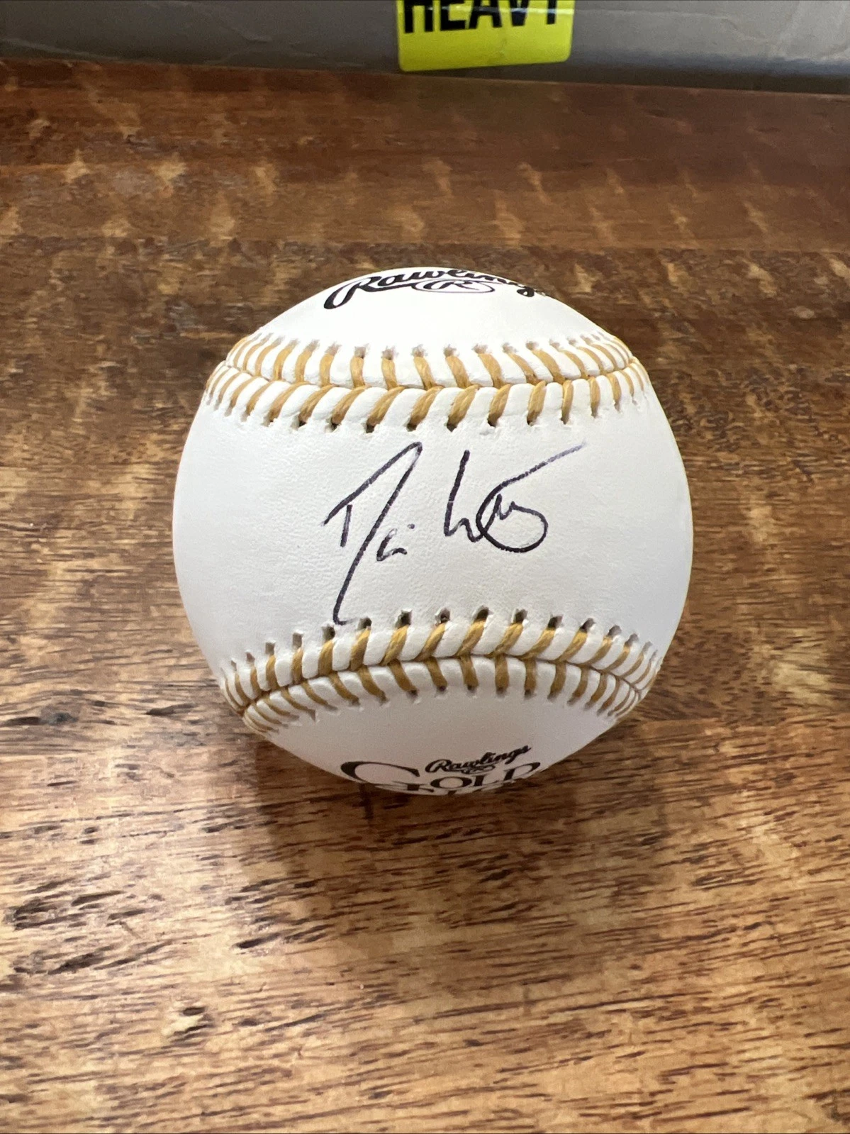 Darin Erstad Signed Gold Glove Logo Baseball PSA DNA Autographed Angels