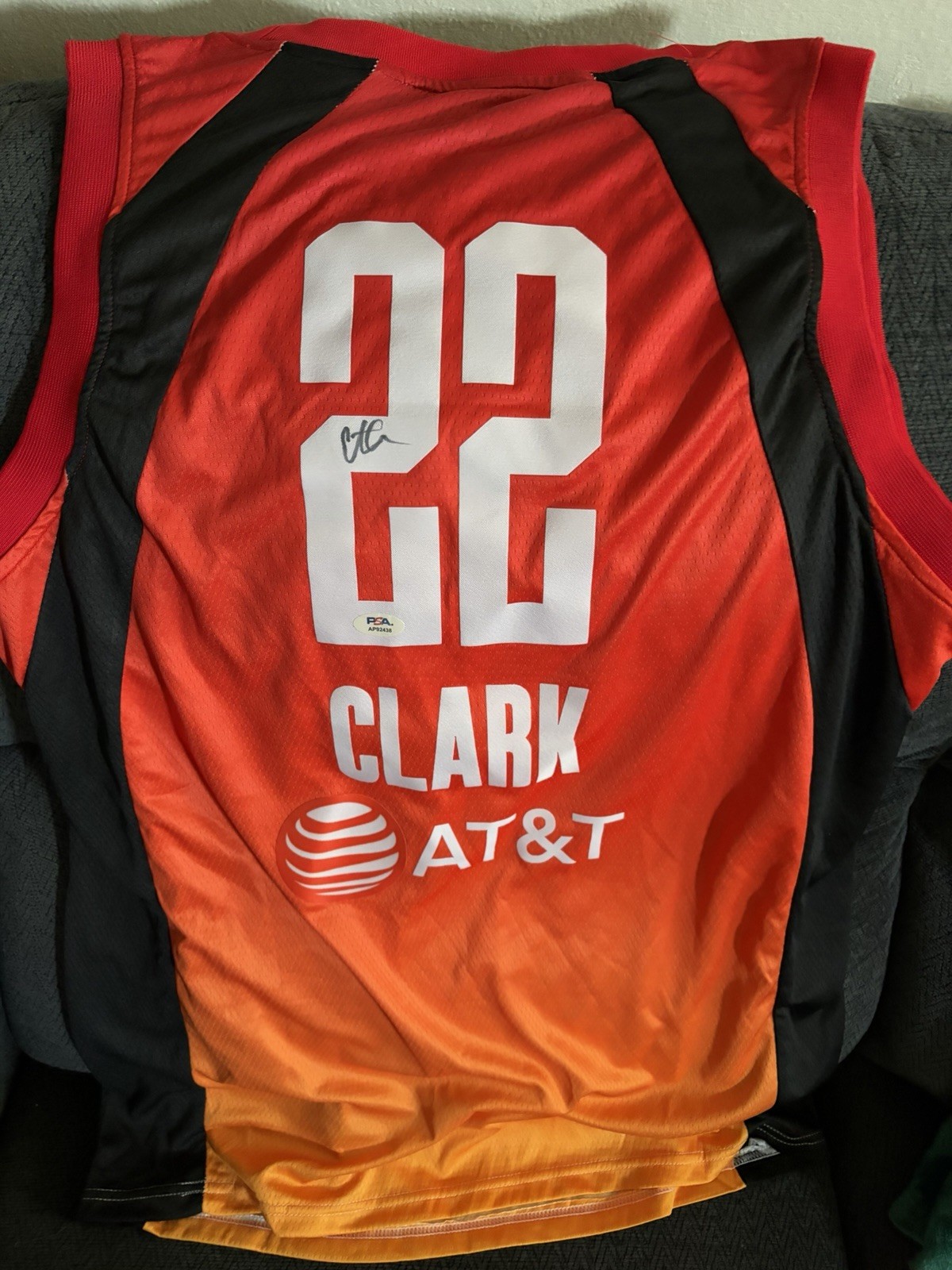 Caitlin Clark SIGNED 2025 WNBA All Star Jersey PSA Authenticated L Indianapolis