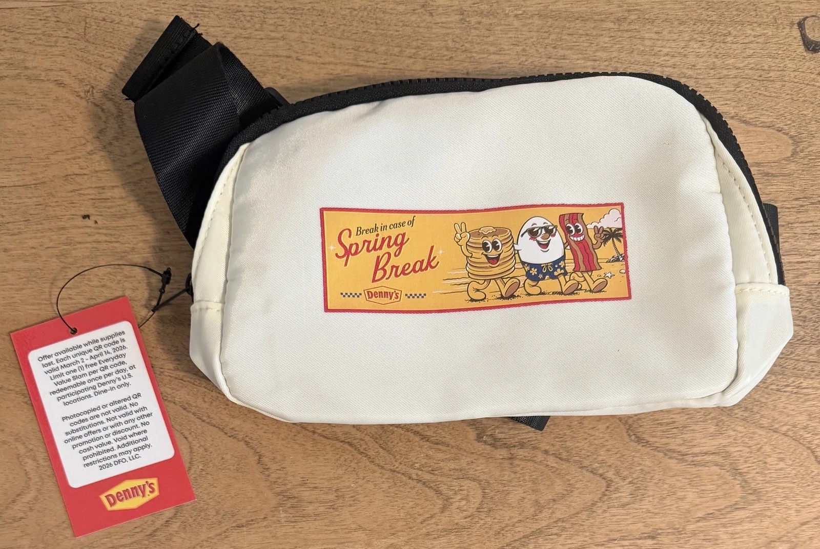 Denny’s Spring Break Pass Crossbody Bag QR CODE INCLUDED - Ships ASAP IN HAND !!