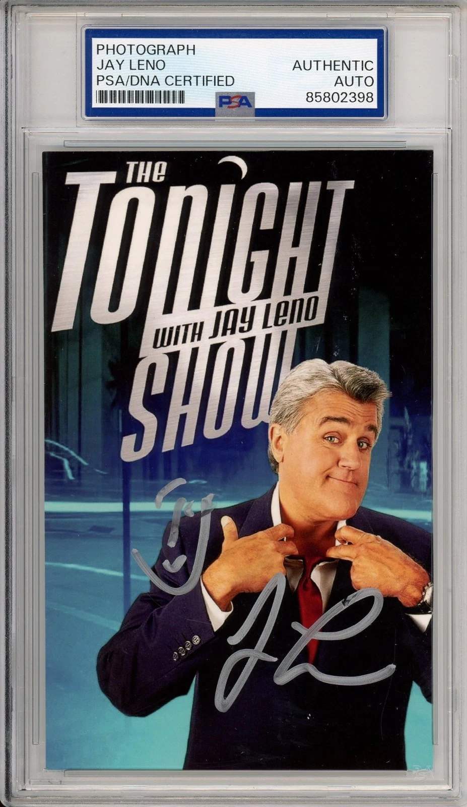 Jay Leno Signed The Tonight Show Iconic Photograph Autograph PSA DNA COA Picture