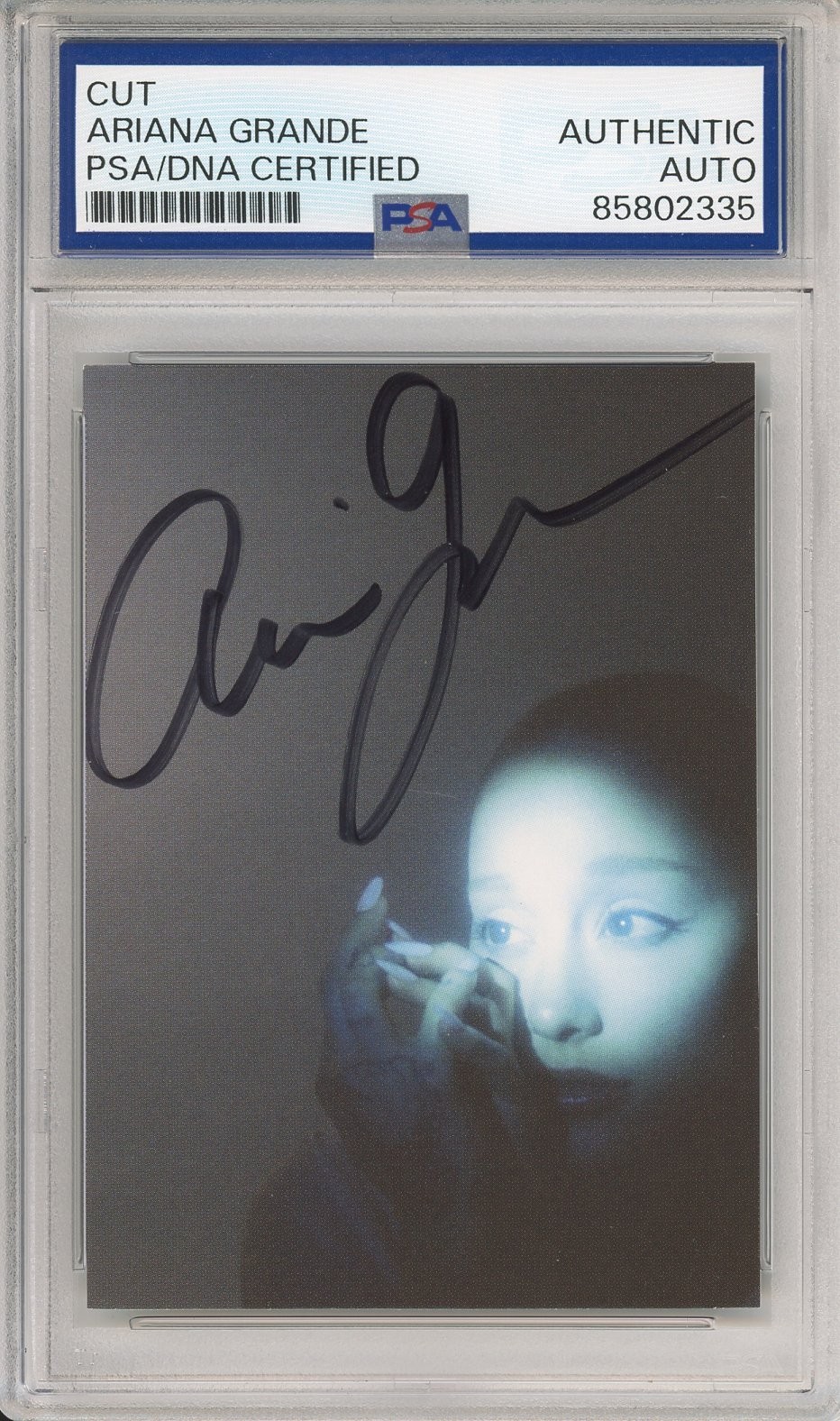 Ariana Grande SIGNED Eternal Sunshine Deluxe FULL SIGNATURE Art Card PSA DNA COA