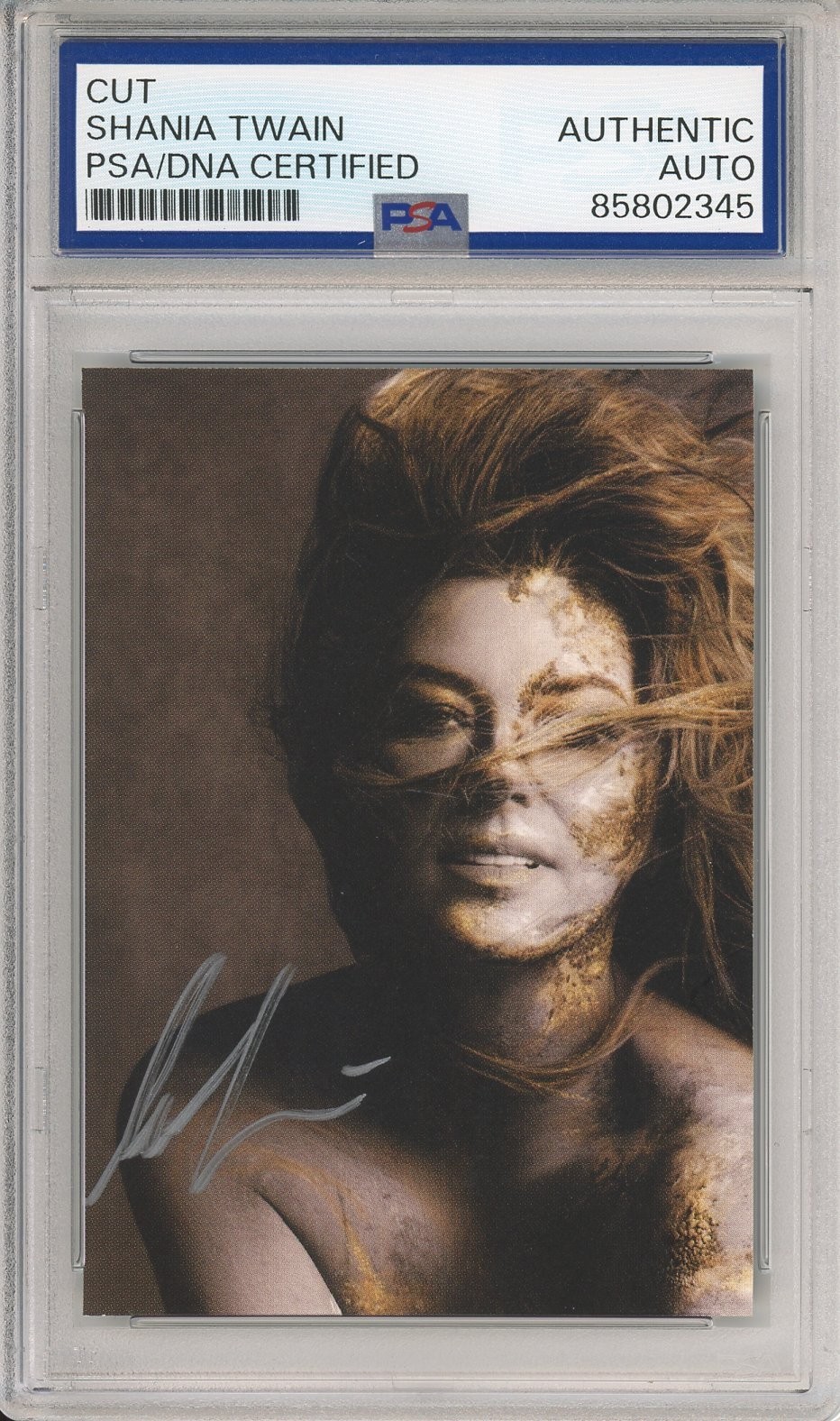 Shania Twain SIGNED AUTOGRAPH Queen of Me Album Picture Photograph PSA DNA COA