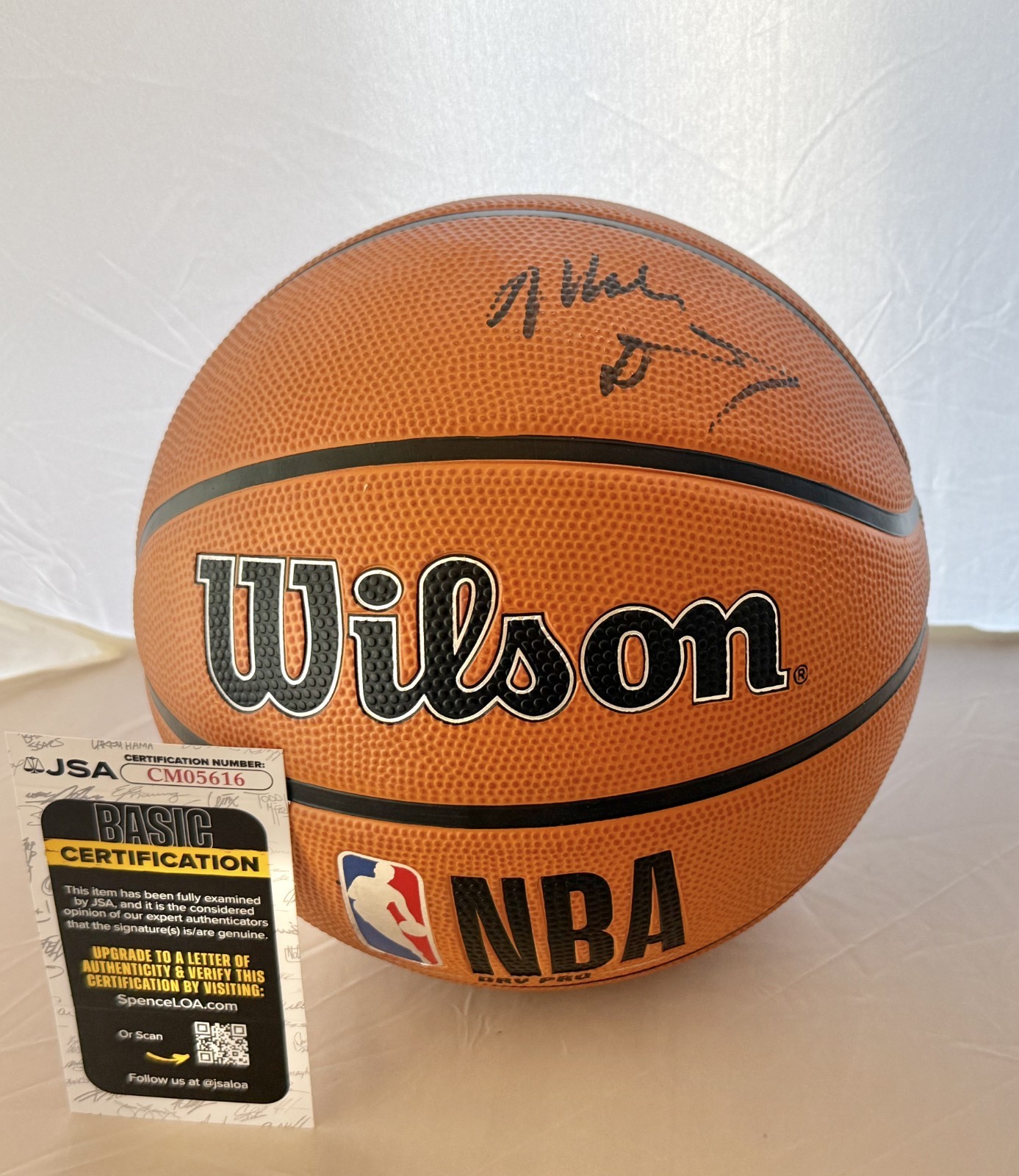 Mark Daigneault Oklahoma City Thunder signed NBA Basketball Ball autographed JSA