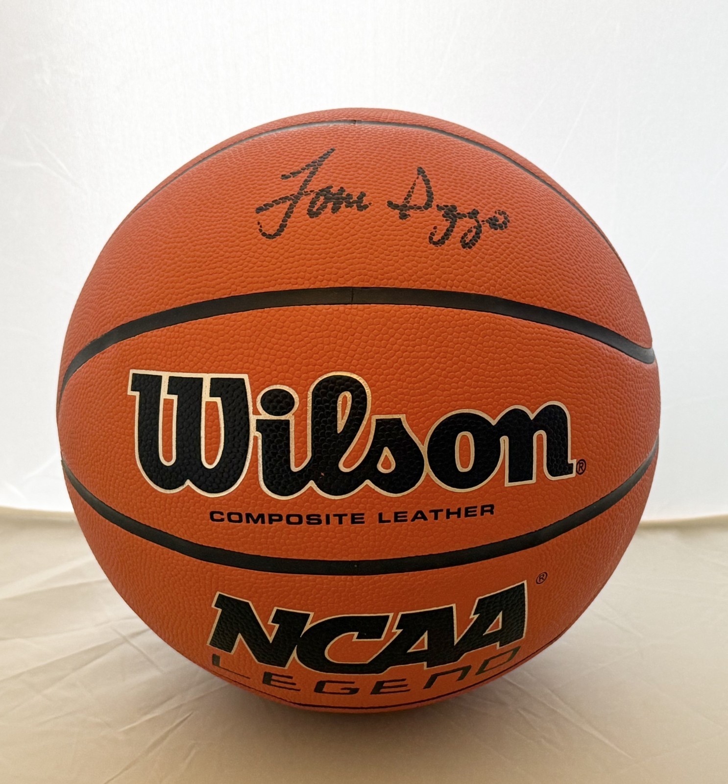 Tom Izzo Michigan State Spartans signed Wilson NCAA Basketball Ball Beckett COA