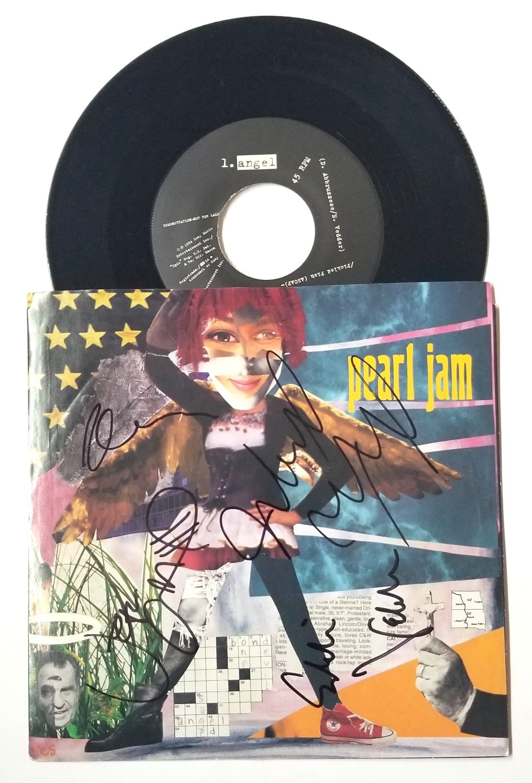 Pearl Jam SIGNED Angels Ramblings 7