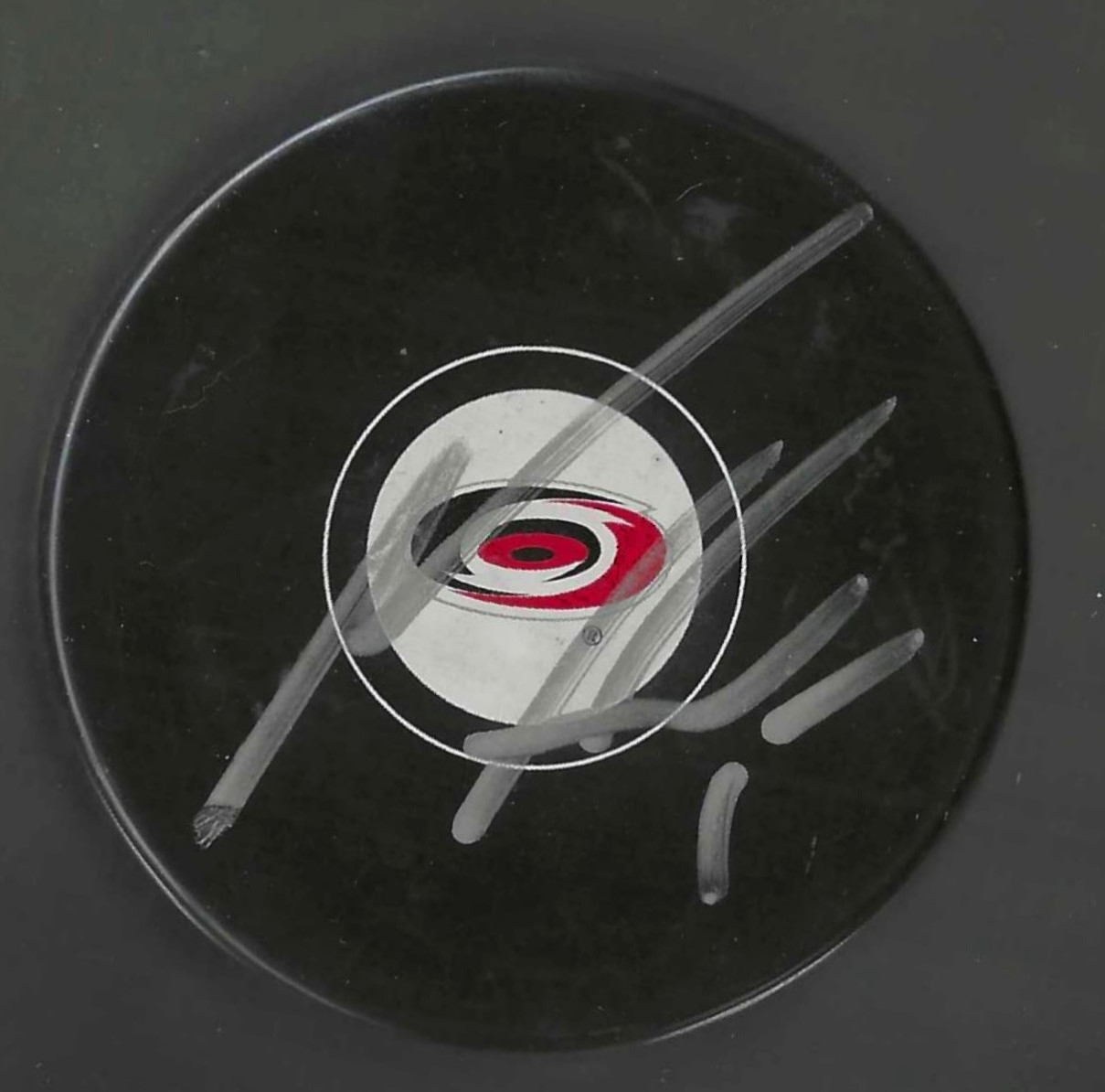Noah Hanifin Signed Carolina Hurricanes Puck Calgary Flames 2026 USA Olympics