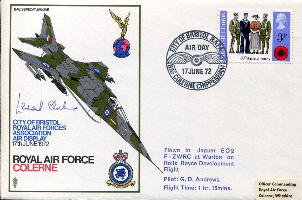 Leonard Cheshire WWII War RAF Fighter Pilot Victoria Cross VC Signed Autograph