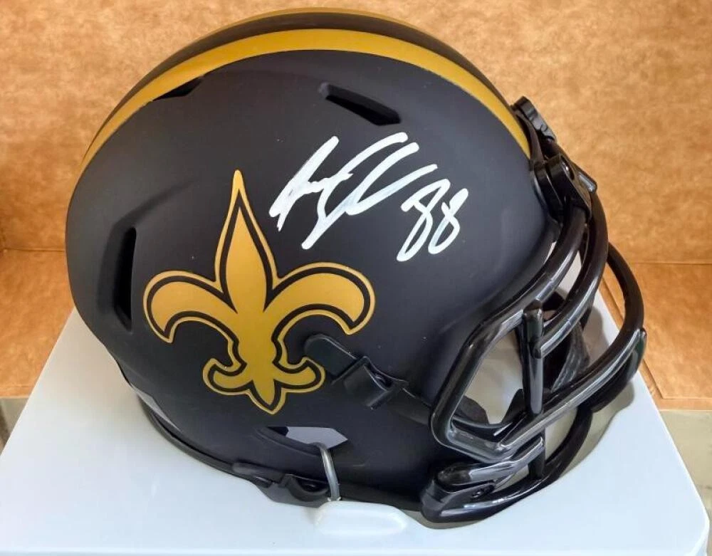 JEREMY SHOCKEY NEW ORLEANS SAINTS ECLIPSE SIGNED AUTO MINI HELMET BECKETT