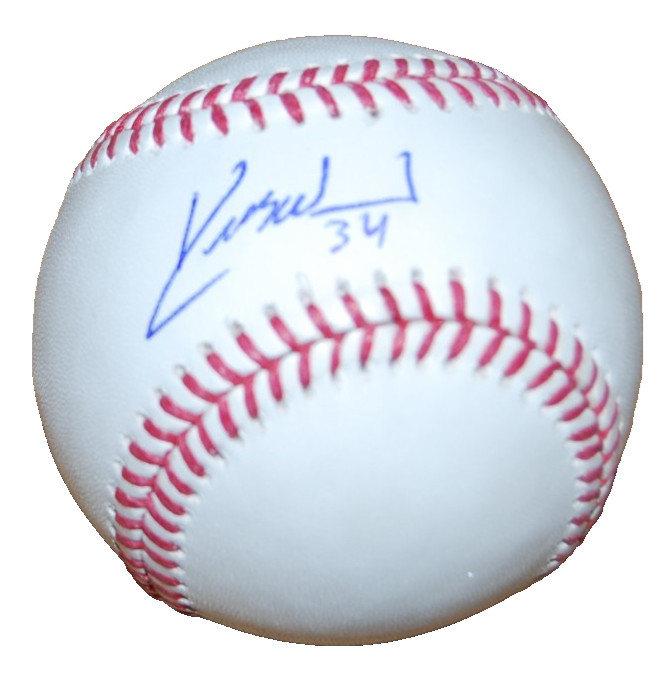 KERRY WOOD signed (CHICAGO CUBS) OML Major League baseball BECKETT BAS BW61616
