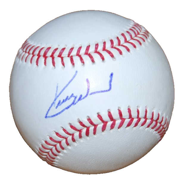 KERRY WOOD signed (CHICAGO CUBS) OML Major League baseball BECKETT BAS BW61615