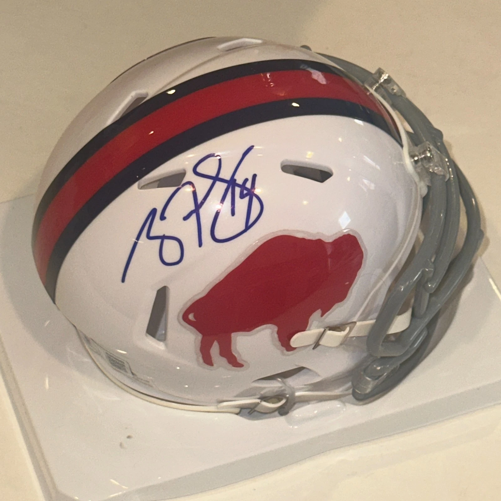 RYAN FITZPATRICK Signed Buffalo BILLS Mini-helmet Beckett (BAS)