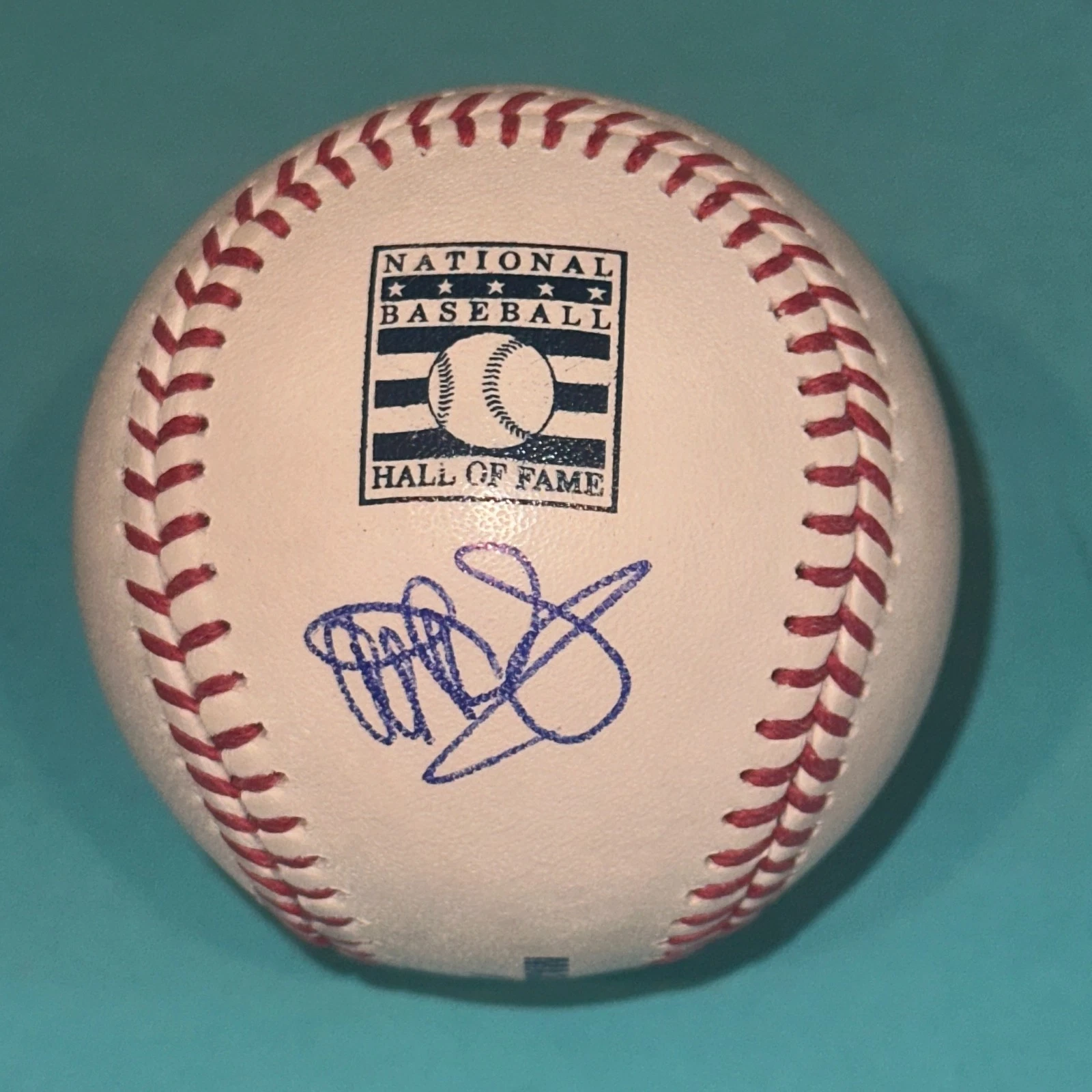 AL MICHAELS Signed Official MLB HALL OF FAME Baseball Beckett BAS