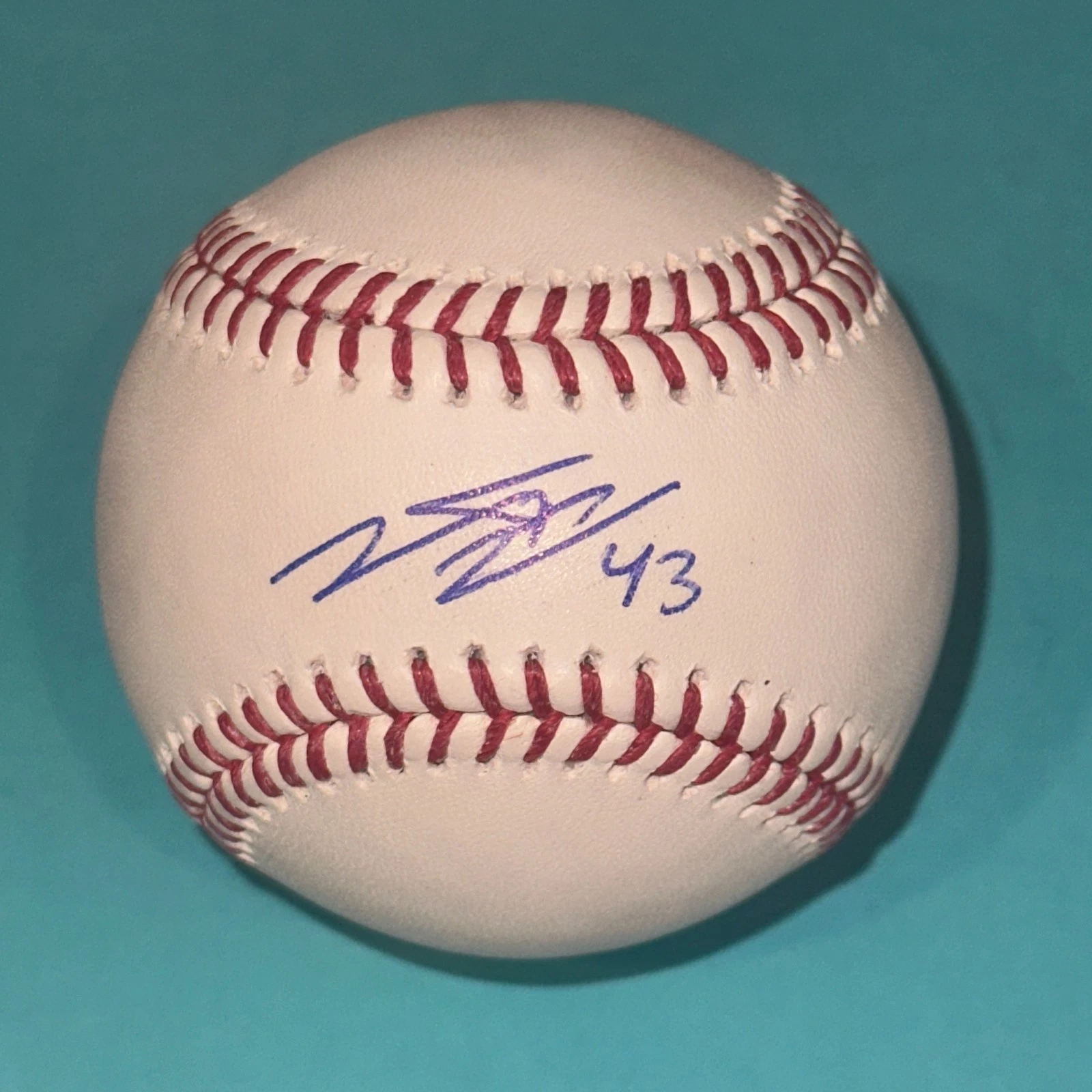 LUKE LITTLE (Chicago Cubs) Signed Official MLB Baseball Beckett (BAS)
