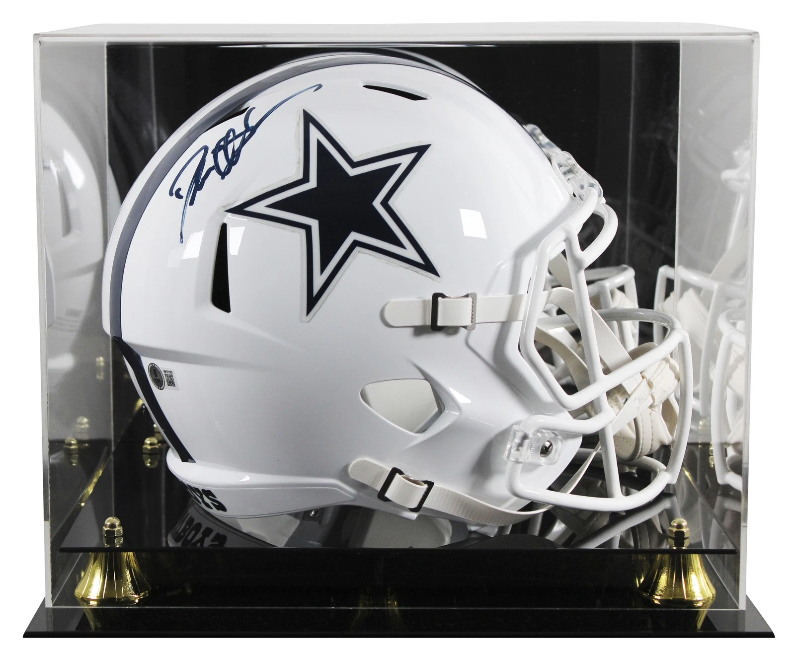 Cowboys Deion Sanders Signed 2022 On-Field Alt F/S Speed Rep Helmet W/ Case BAS