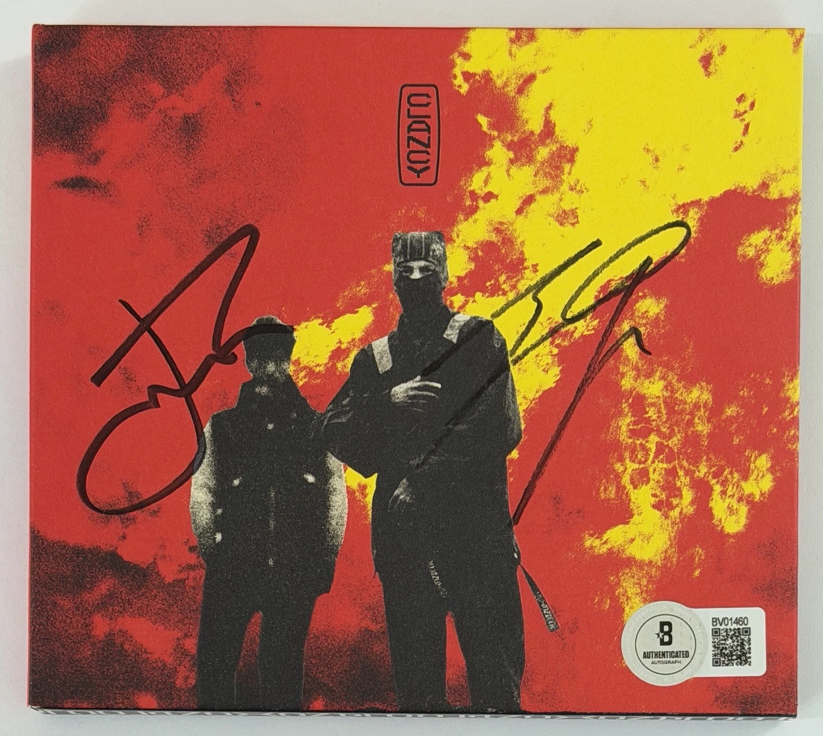 Dual SIGNED Twenty One 21 Pilots Clancy CD Album Cover BAS Beckett COA Autograph