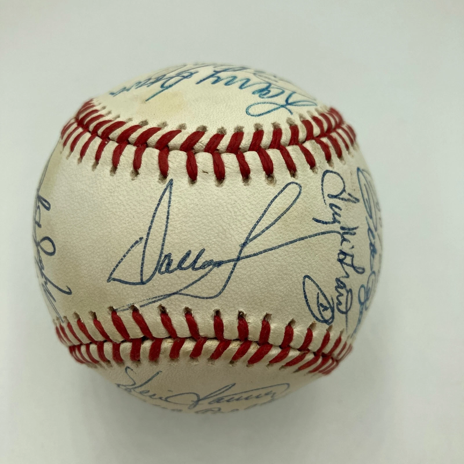 1980 Philadelphia Phillies World Series Champs Team Signed Baseball JSA COA