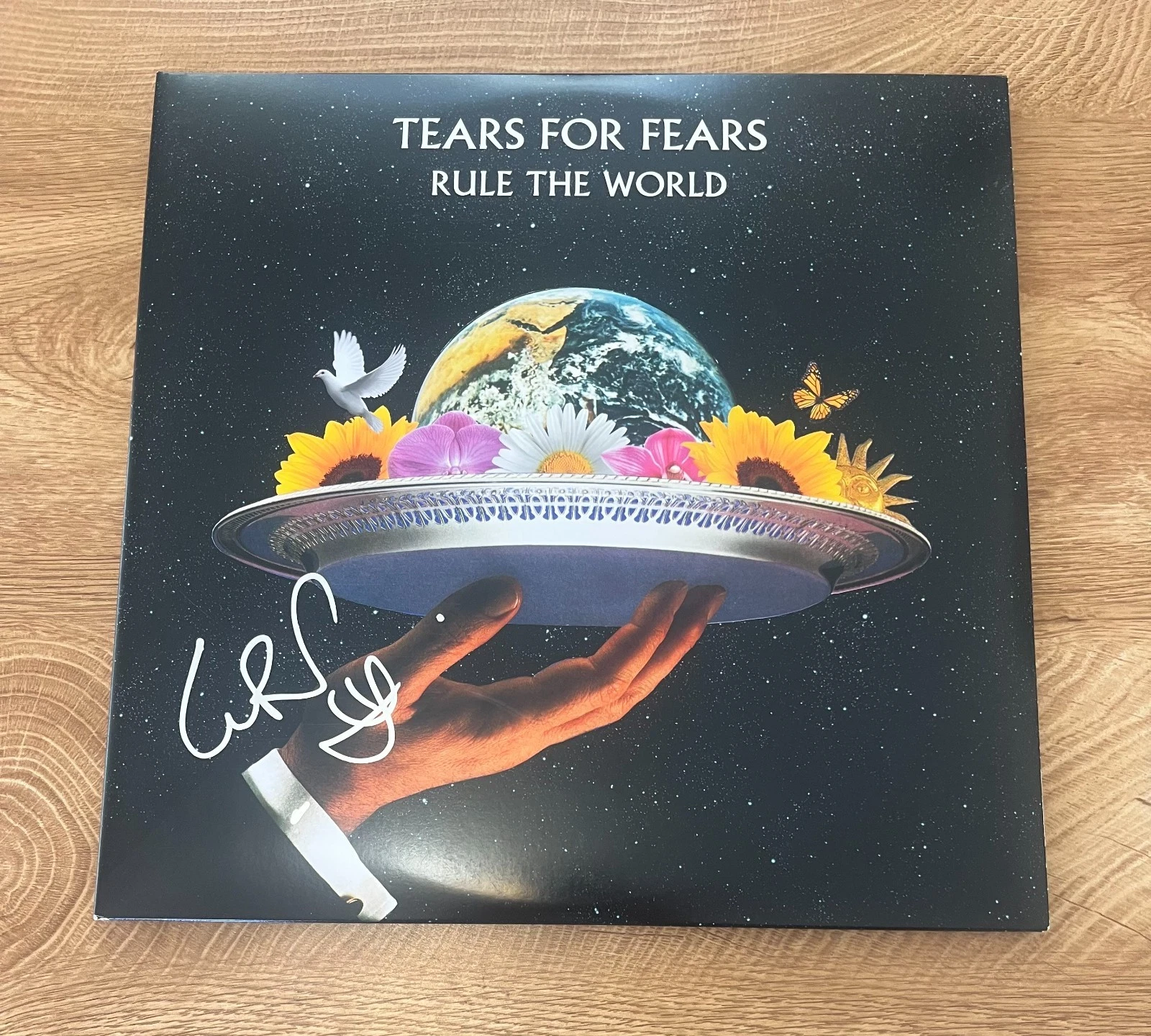 * CURT SMITH * signed vinyl album * TEARS FOR FEARS * RULE THE WORLD * COA *