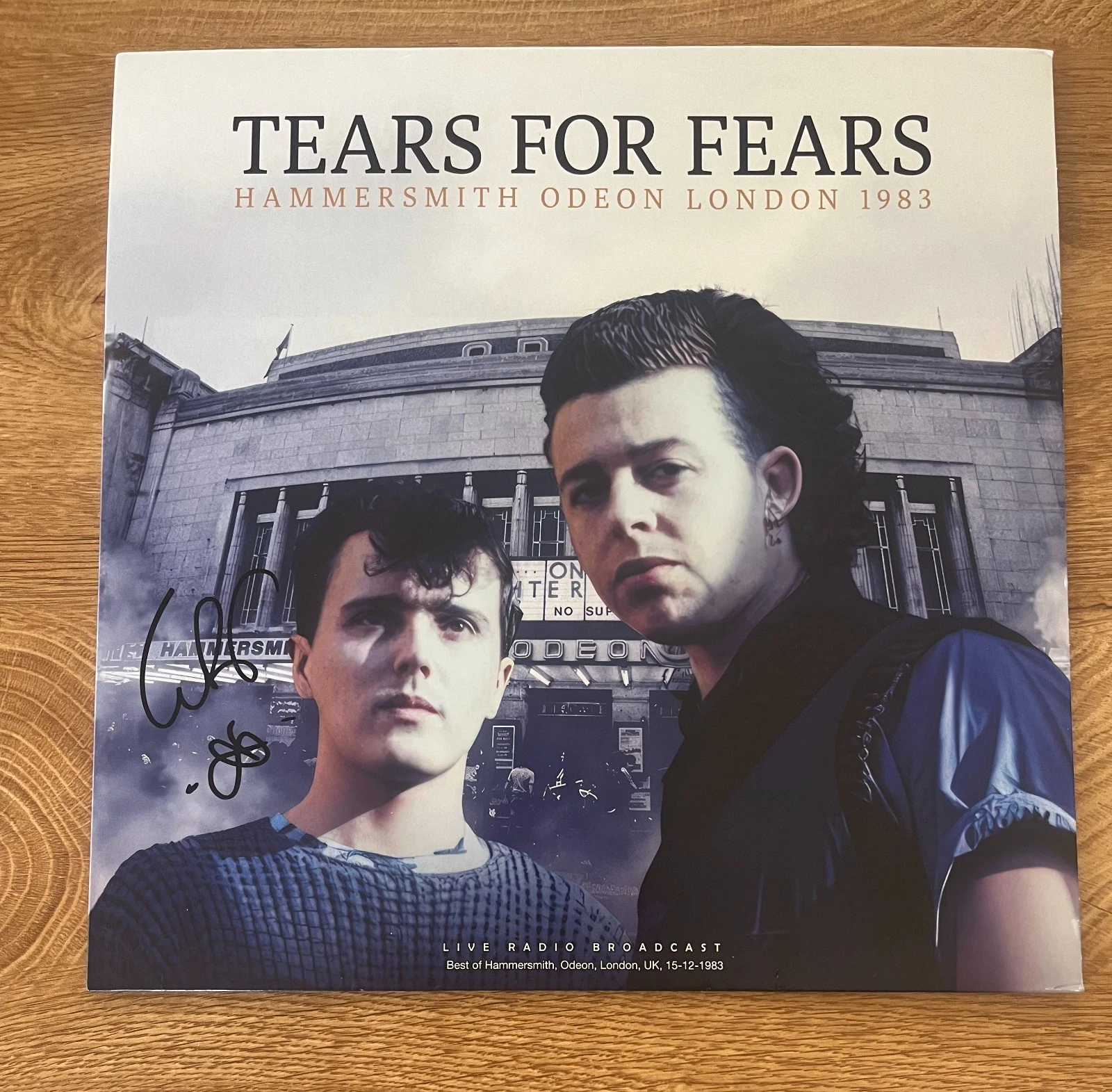 * CURT SMITH * signed vinyl album * TEARS FOR FEARS * HAMMERSMITH LONDON 1983 *
