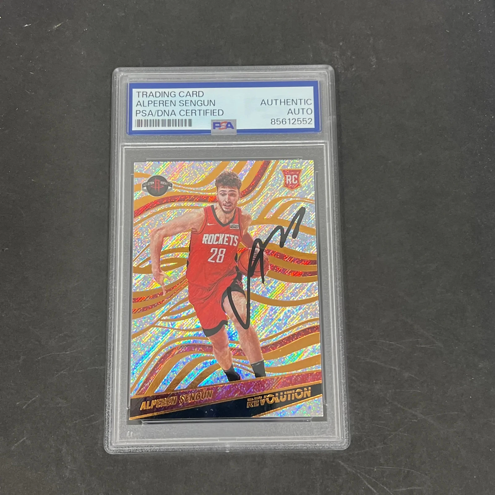 Alperen Sengun 2021-22 Panini Revolution Basketball#149 Signed Card PSA Auth