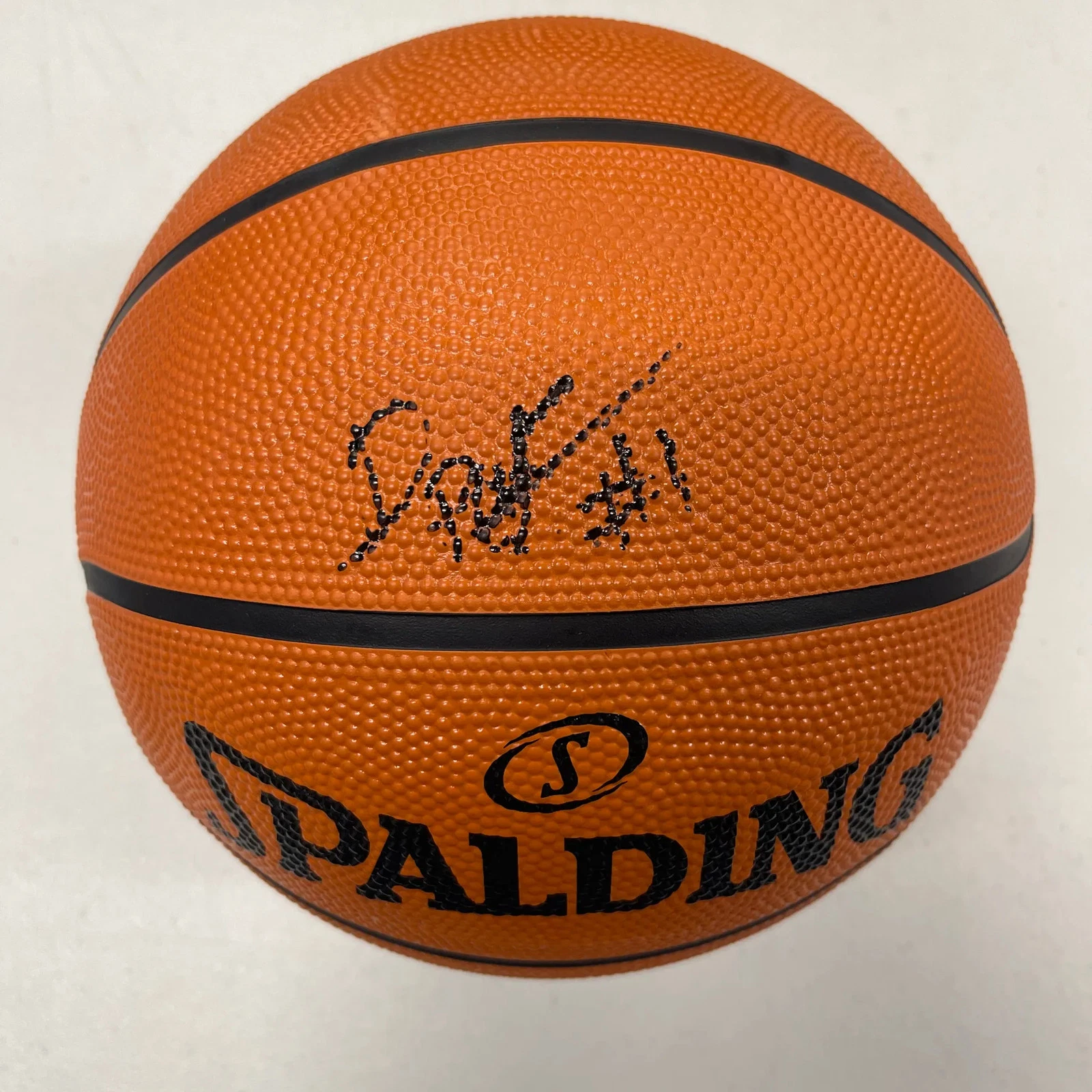 Dink Pate Signed Basketball PSA NBA Top Draft Prospect