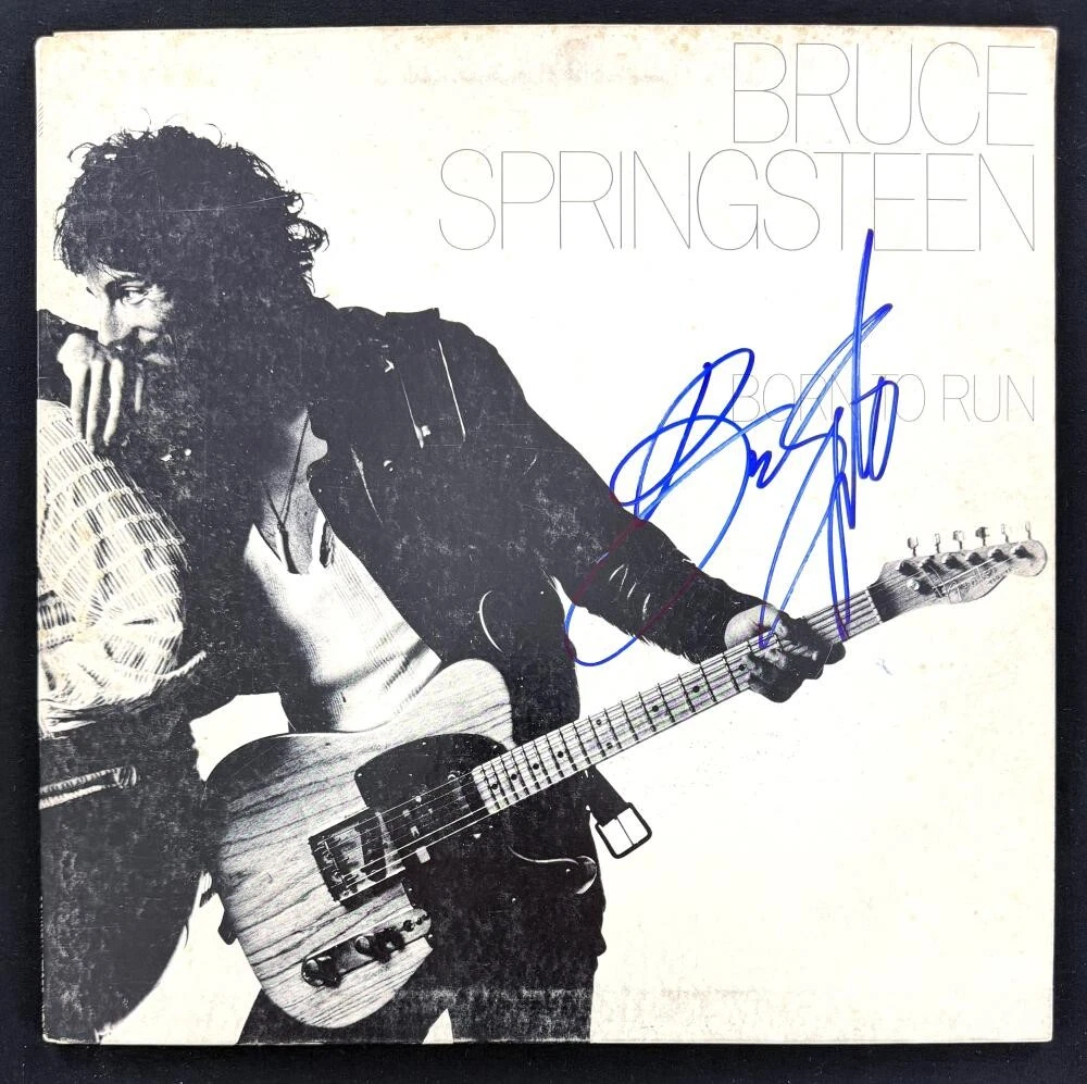 Bruce Springsteen Signed Autograph Album Vinyl Record - Born to Run Beckett COA