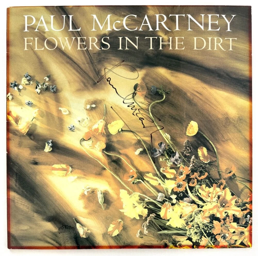 Paul McCartney The Beatles Signed Autograph Album Record Flowers in the Dirt JSA