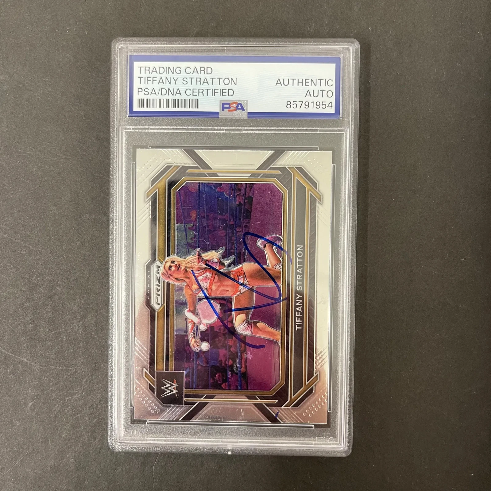 Tiffany Stratton 2023 Panini Prizm#51 Signed Card PSA Autographed
