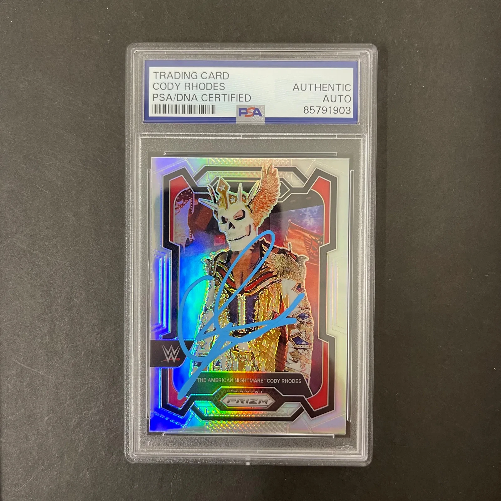 Cody Rhodes 2024 Panini Prizm#132 Signed Card PSA Autographed