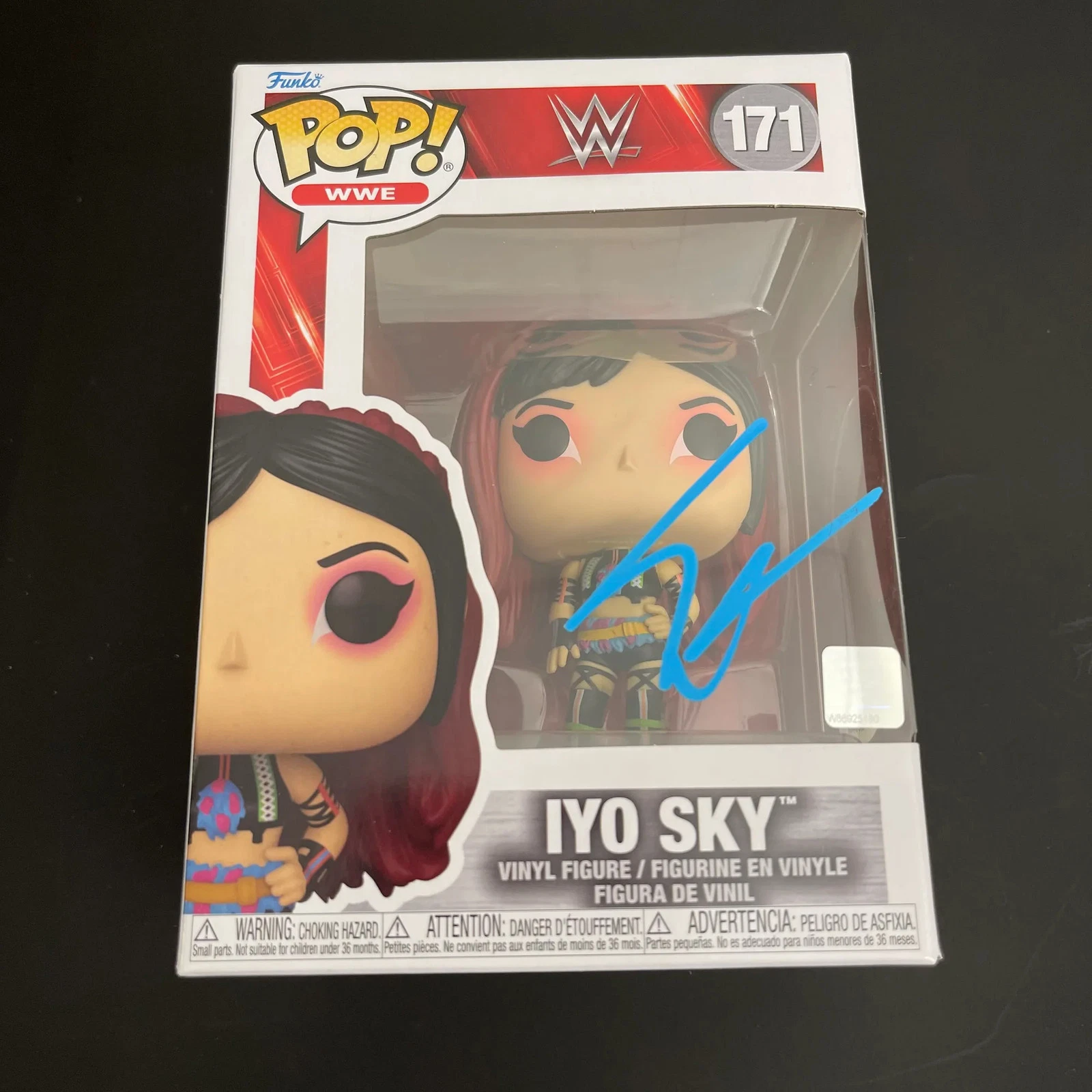 Iyo Sky Signed Wrestling Funko Pop #171  PSA Encapsulated Autographed