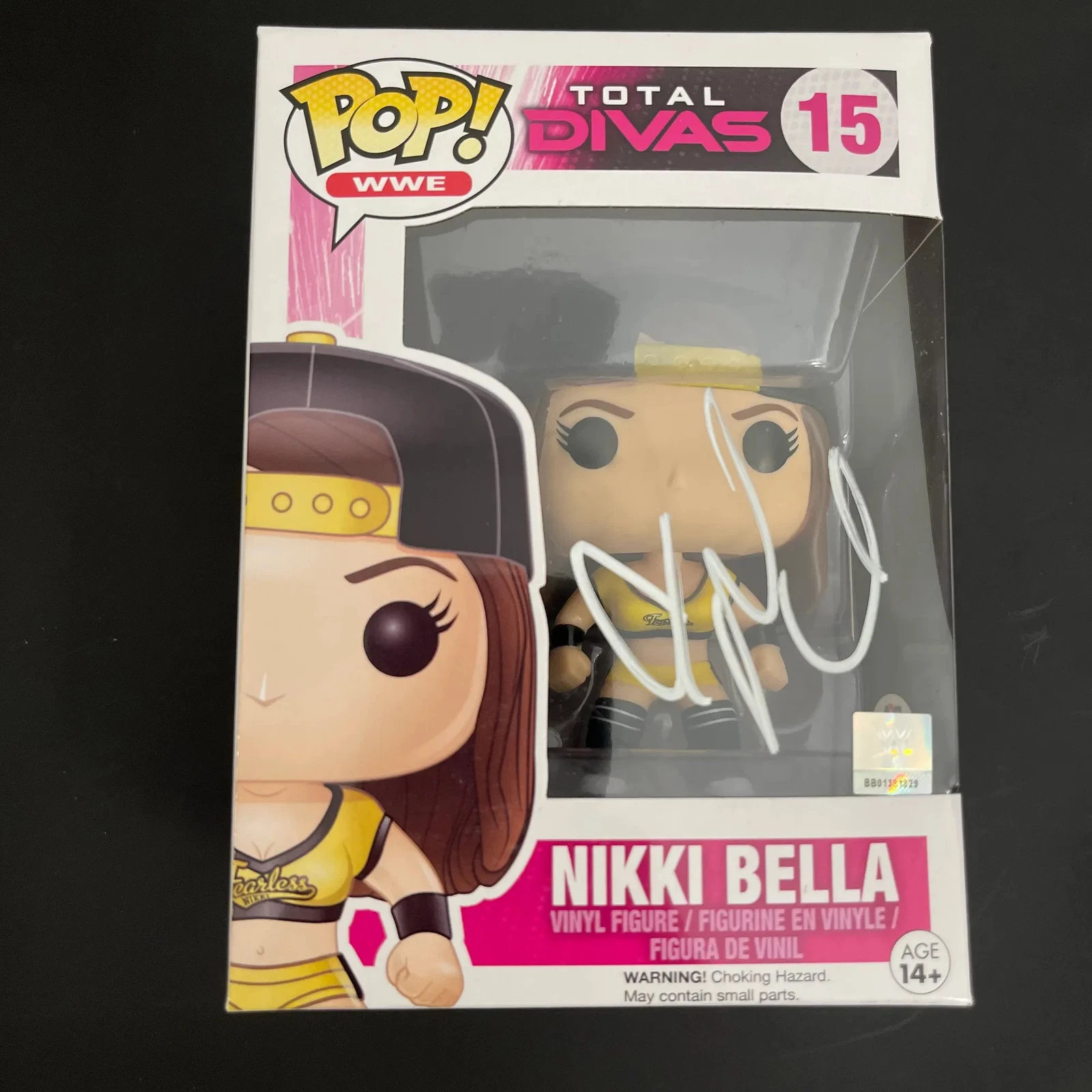 Nikki Bella Signed Wrestling Funko Pop #15 PSA Encapsulated Autographed