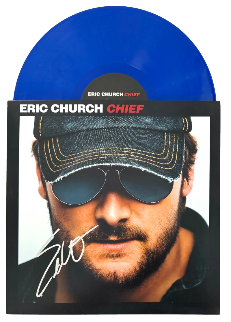 Eric Church Signed Autograph Chief Album Vinyl Record LP - Country Stud JSA COA