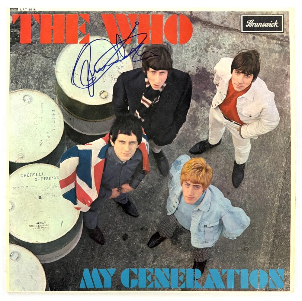 Roger Daltrey The Who Signed Autograph Album Vinyl Record  My Generation JSA COA