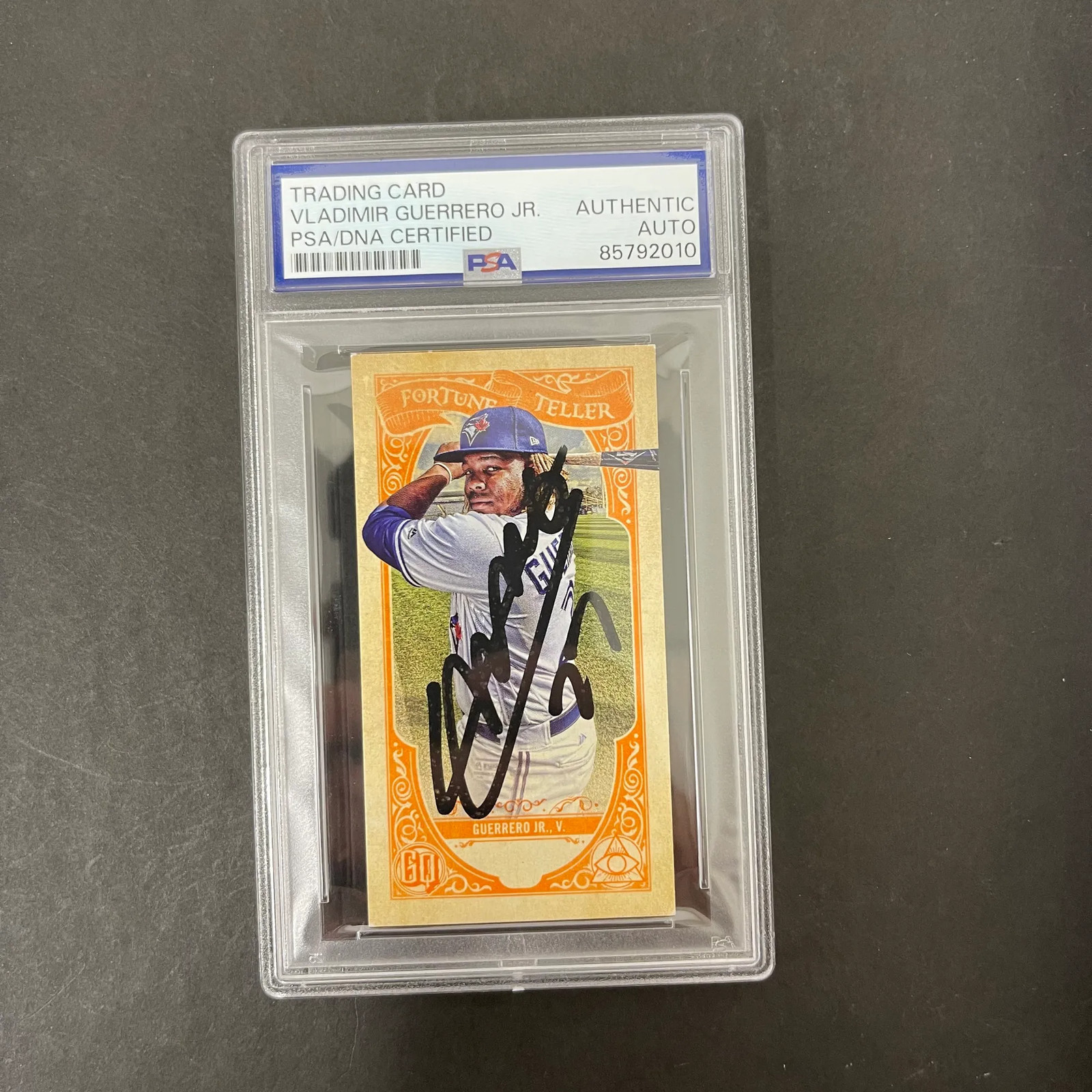 Vladimir Guerrero Jr 2020 Topps Fortune Teller#11 Signed Card PSA Autographed