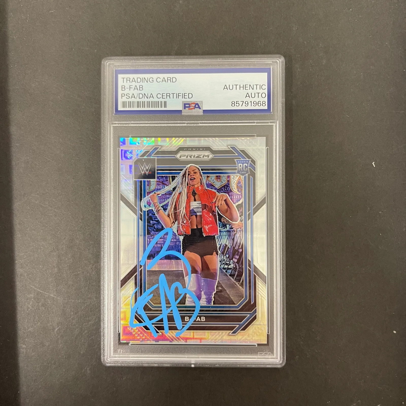 B-Fab 2023 Panini Prizm#101 Signed Card PSA Autographed