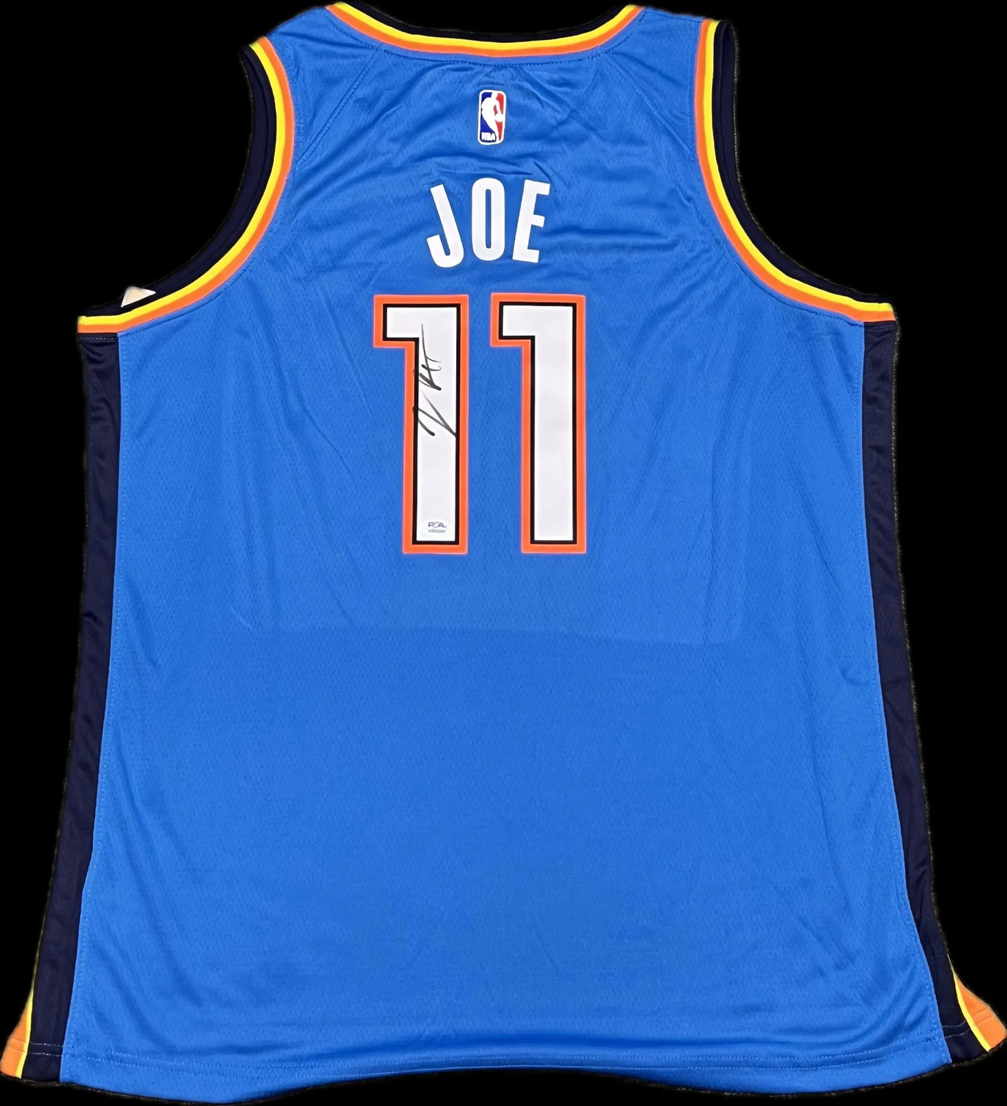 Isaiah Joe Signed Oklahoma City Thunder Jersey PSA