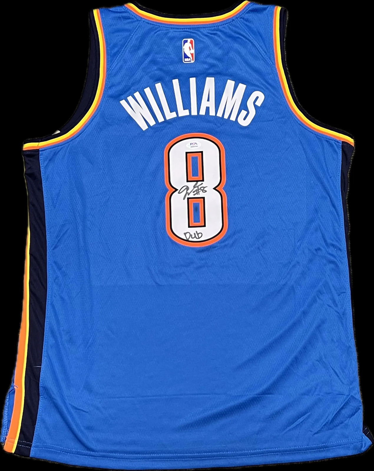 Jalen Williams Signed Oklahoma City Thunder Jersey PSA