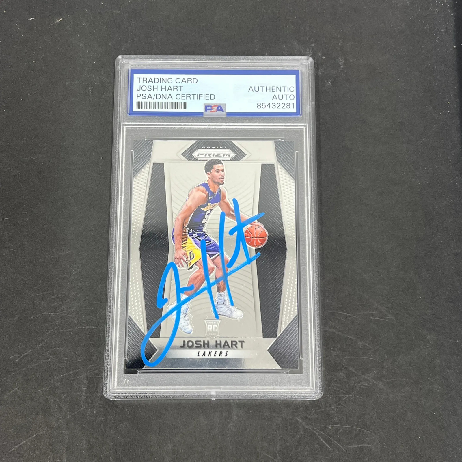 Josh Hart 2017-18 Panini Prizm Rookie Card#282 Signed Card PSA Autographed