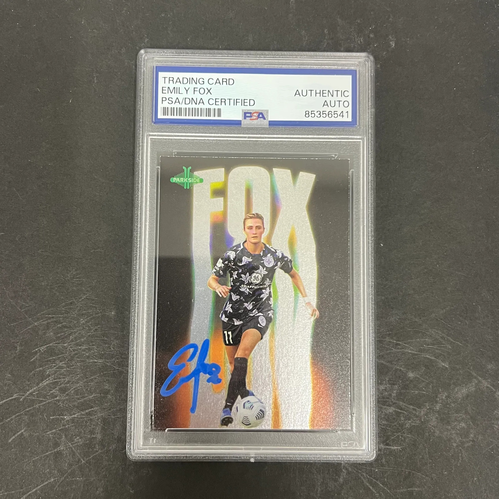 Emily Fox 2021 Parkside #D17 Signed Card PSA Autographed