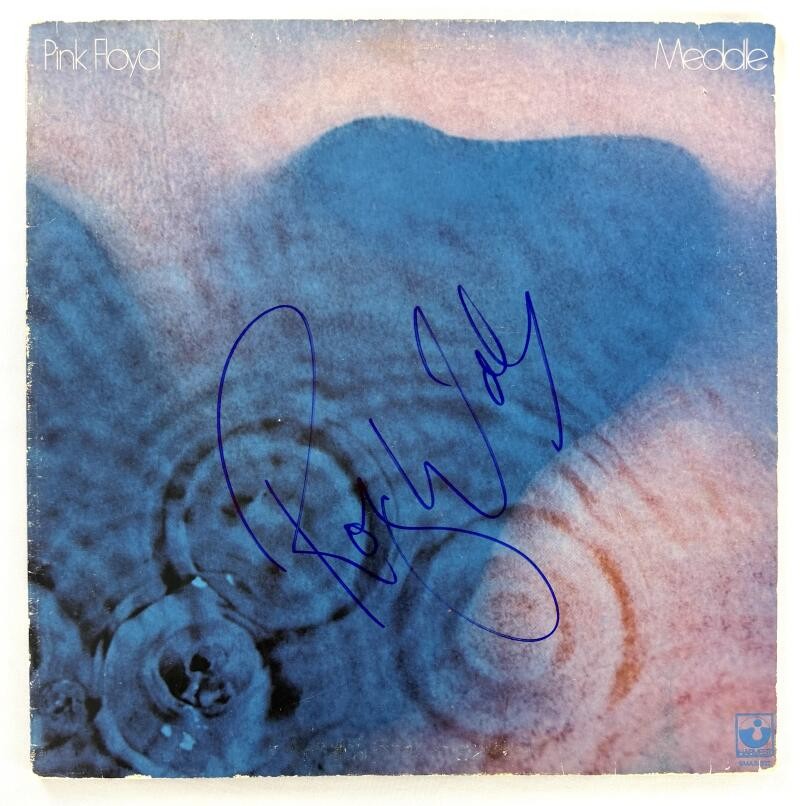 Roger Waters Pink Floyd Signed Autograph Meddle Album Vinyl Record LP w/ JSA COA