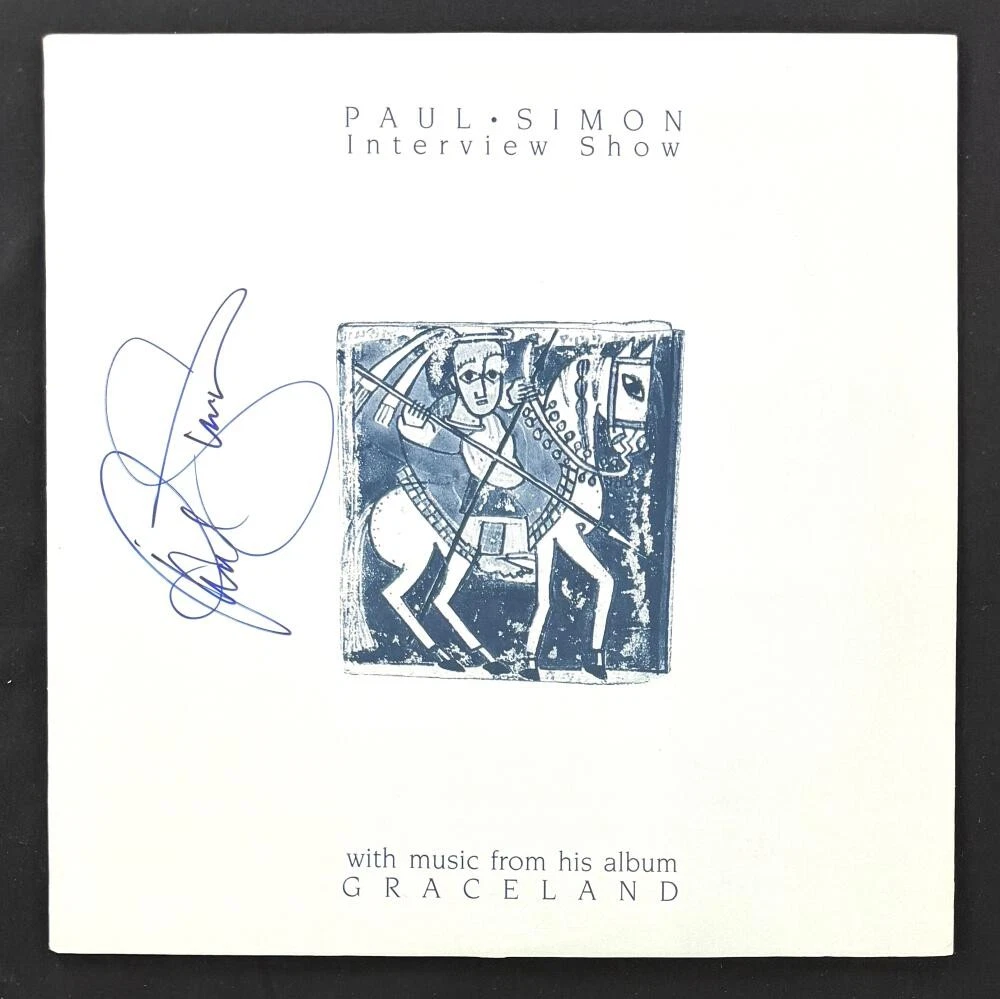 Paul Simon Signed Autograph Graceland Album Vinyl Record LP w/ Beckett COA