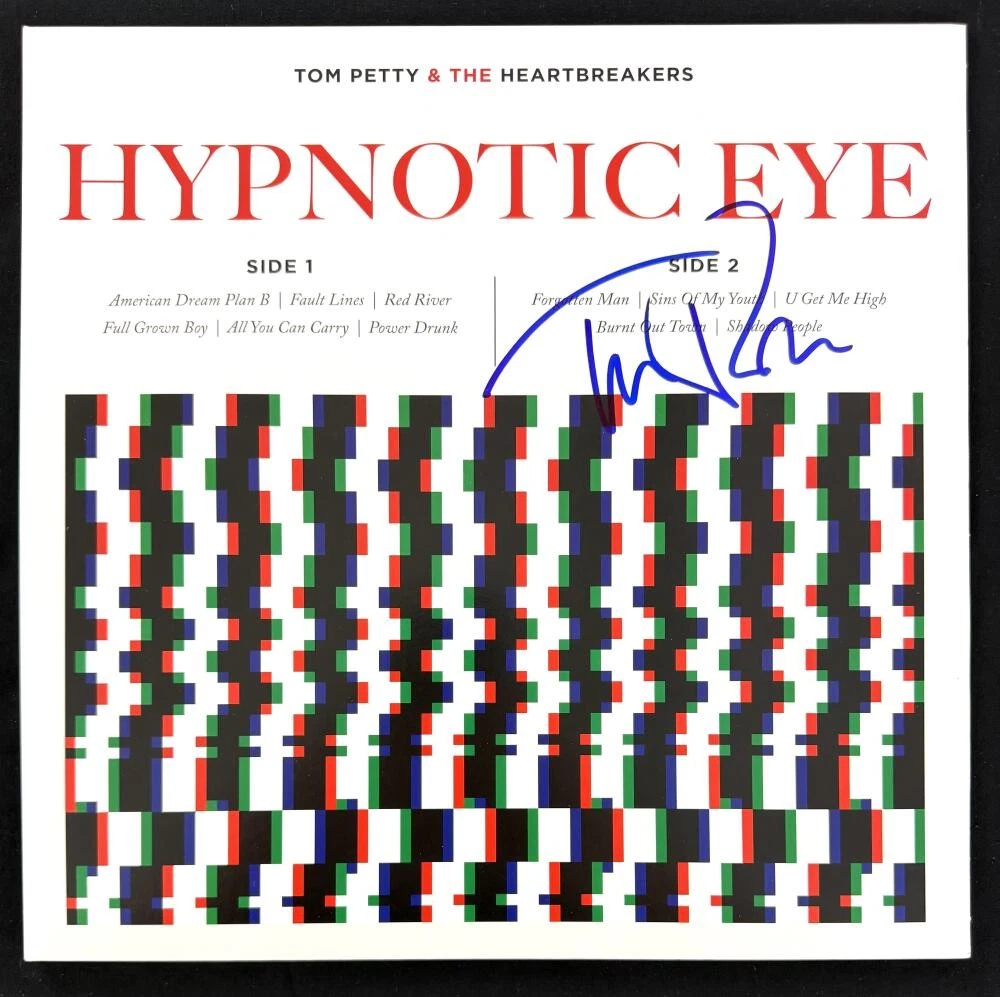 Tom Petty Signed Autograph Hypnotic Eye Album Vinyl Record LP w/ Beckett COA