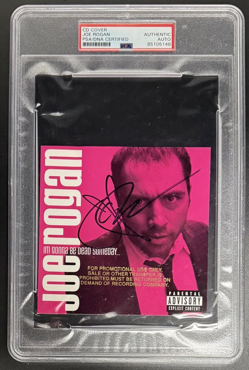 Joe Rogan Signed Autograph PSA/DNA Dead Someday Comedy CD Cover Slabbed Rare COA