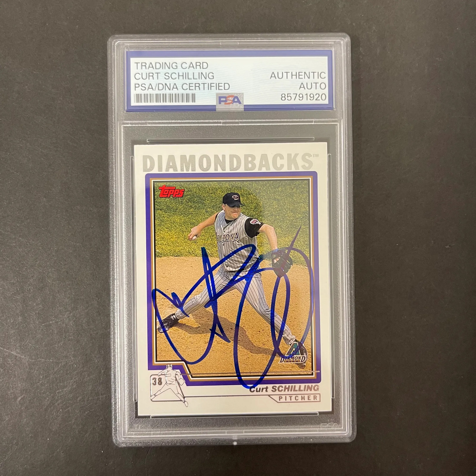 Curt Schilling 2003 Topps #125 Signed Card PSA Autographed