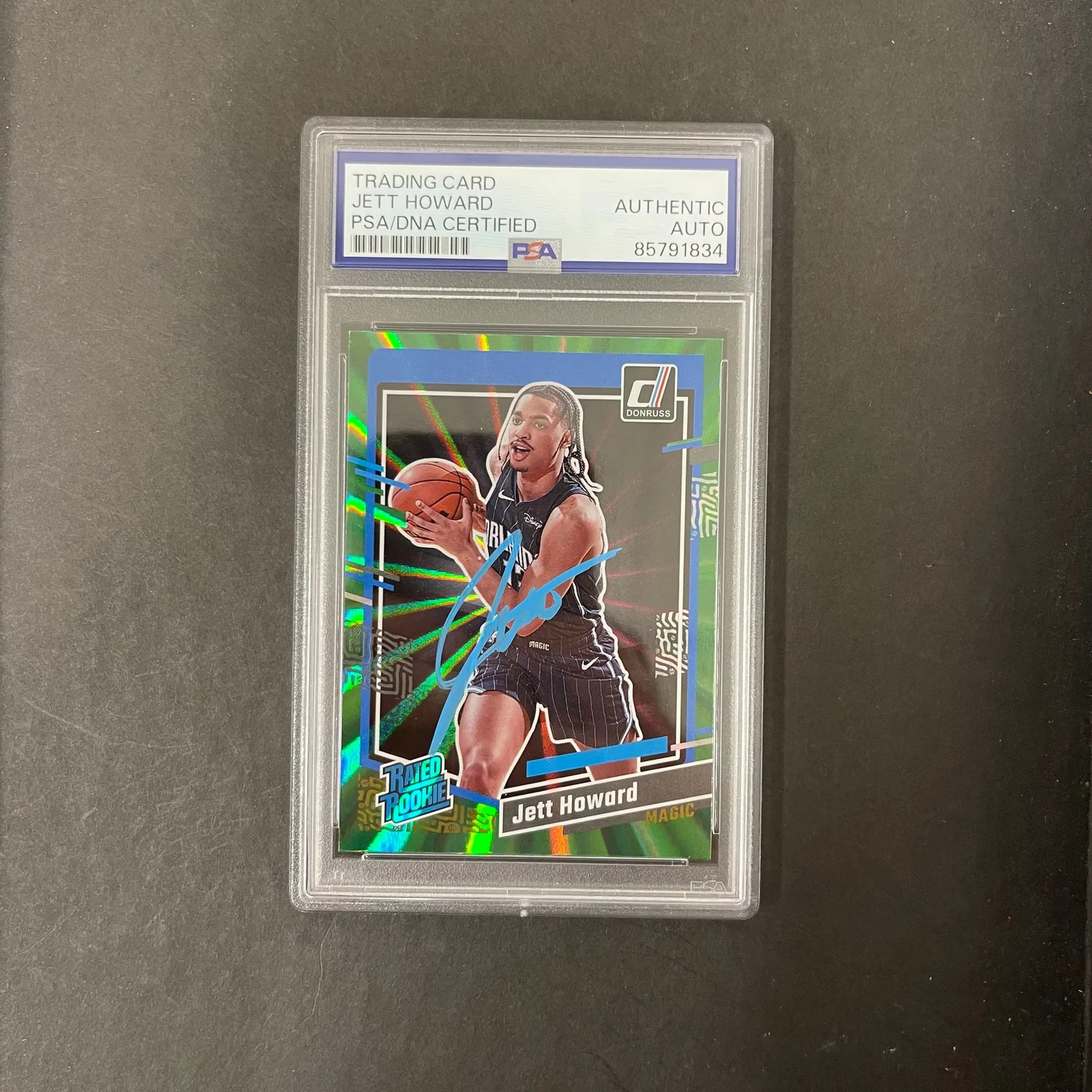 Jett Howard 2023-24 Panini Donruss#212 Signed Card PSA Autographed