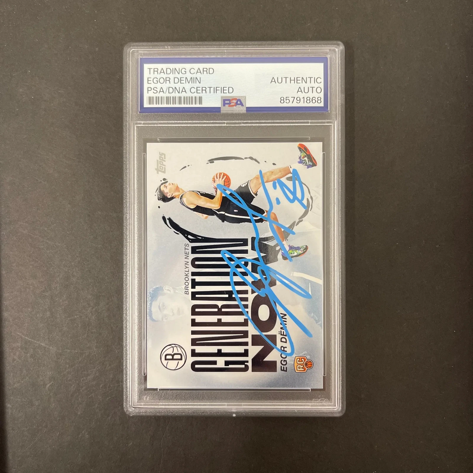 Egor Demin 2025 Topps Generation#GN-8 Signed Card PSA Autographed