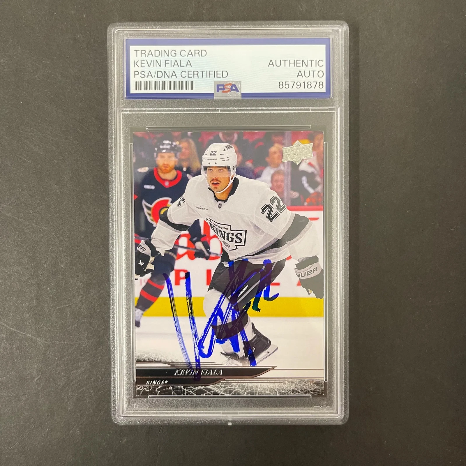 Kevin Fiala 2024-25 Upper Deck Extended Series#563 Signed Card PSA Autographed