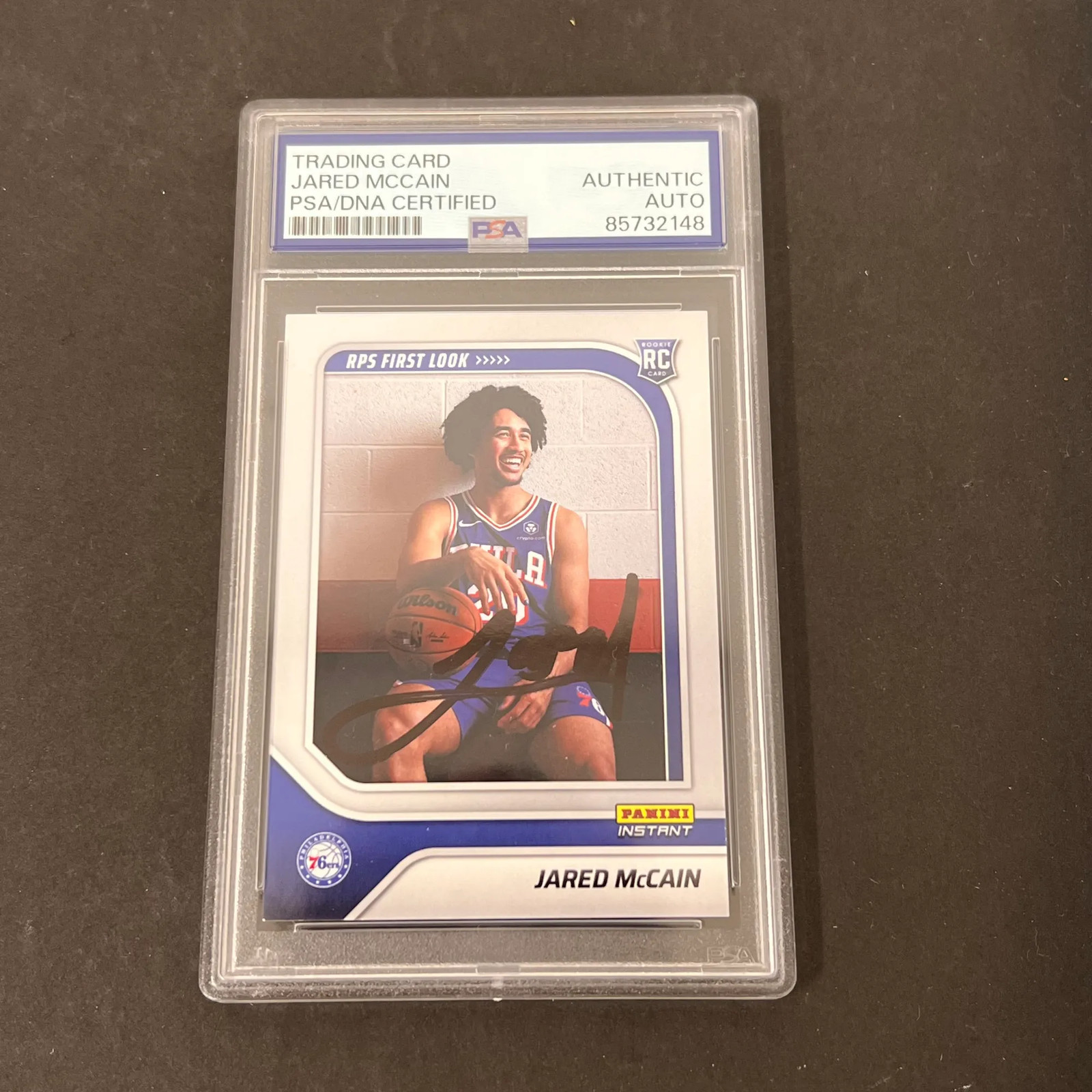Jared Mccain 2024-25 Panini Instant#RPS-15 Signed Card PSA Autographed