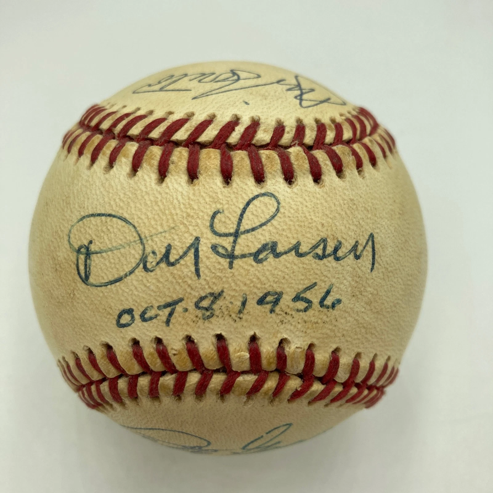 Lefty Gomez Whitey Ford Ed Lopat Vic Raschi Allie Reynolds Signed Baseball JSA